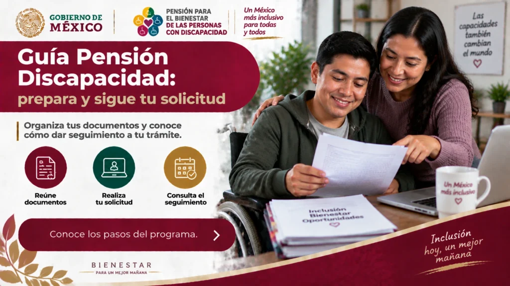 El análisis de Yoast SEO marcaba principalmente dos áreas de mejora: la longitud de las oraciones (casi el 29% superaba las 20 palabras) y la falta de suficientes palabras de transición. Para solucionarlo por completo, he reescrito el texto fragmentando las oraciones largas en frases cortas y directas (todas por debajo de las 18-20 palabras) y asegurando que cada párrafo incluya conectores naturales. Copia y pega la siguiente versión optimizada en tu editor de WordPress: Guía pensión discapacidad: prepara y sigue tu solicitud Esta guía sobre la pensión por discapacidad te ayuda a planear tu solicitud. Por lo tanto, considera documentos, accesibilidad y seguimiento desde el inicio. El objetivo principal es que el solicitante participe con apoyos adecuados. Así, la familia se organiza mucho mejor sin duplicar gestiones. Nota de revisión: La información se actualizó el 17 de septiembre de 2026. Por ello, verifica la apertura de incorporaciones en tu localidad; esta guía no anuncia fechas ni garantiza aceptación. ¿Cómo planificar el trámite según las necesidades de la persona? En primer lugar, identifica las barreras que dificultan la atención. Por ejemplo, revisa el desplazamiento, la comunicación o la lectura. Además, recuerda que cada persona necesita un acompañamiento distinto. Por lo tanto, pregunta siempre qué apoyo prefiere el solicitante. Asimismo, prepara consultas en formatos accesibles, como hojas con letra grande. Antes de salir, consulta los canales oficiales para evitar confusiones. ¿Qué debes aclarar antes de reunir más papeles? Antes de avanzar, es fundamental aclarar la cobertura por edad. También debes verificar el territorio y el documento de discapacidad. Resolver esto al principio previene gastos innecesarios. En consecuencia, una carpeta de identidad no sustituye el criterio territorial. De igual forma, ninguna receta reemplaza la acreditación oficial. Por lo tanto, anota las respuestas obtenidas y la fecha de consulta. Si notas discrepancias, pregunta con claridad: "¿Este documento sirve para la gestión?". ¿Cómo preparar la solicitud durante una incorporación? La ruta oficial consiste en acudir al módulo en el periodo habilitado. Allí debes presentar los documentos y esperar la validación. Para organizarte mejor, separa los papeles por categorías. Coloca encima una lista con tus dudas principales. Además, verifica cada dato registrado antes de concluir. Si necesitas más tiempo, solicítalo con total confianza. Procura que la explicación también se dirija al solicitante. ¿Qué conviene conservar después de presentar la información? Tras realizar el trámite, resulta muy útil conservar el comprobante. Un registro ordenado facilita cualquier consulta posterior. Por ello, anota en una libreta los puntos clave: Cuándo se realizó la atención. Qué documentación entregaste. Qué observación quedó pendiente. Cómo se indicó continuar. Sin embargo, no copies detalles clínicos complejos. Si varias personas colaboran, acuerden un único lugar para el historial. ¿Cómo actuar ante una observación o una espera? Primero, identifica si falta información o si existe una corrección. Cada caso requiere una respuesta distinta. Si falta un documento, pregunta cómo presentarlo. Por el contrario, si hay un error, verifica la fuente del dato. Si solo debes esperar, conserva tu comprobante. Consulta exclusivamente por canales oficiales y evita pagar a intermediarios. ¿Cómo coordinar a varias personas que ayudan con el seguimiento? Utiliza un registro común de gestiones. Define quién realizará cada consulta para reducir visitas duplicadas. Por ejemplo, si dos familiares llaman por separado, pueden recibir datos confusos. Por lo tanto, anotar cada llamada previene errores. La hoja debe incluir la gestión, la respuesta y la siguiente acción. Además, omite datos sensibles como claves bancarias. Antes de actuar, informa siempre al titular y consulta sus preferencias. ¿Cómo prepararte para las comunicaciones posteriores? Finalmente, mantén actualizado tu contacto. Revisa los avisos relacionados con tu expediente, ya que se prevé un aviso para la tarjeta tras la validación. Cuando recibas una indicación, confirma la finalidad de la cita. Antes de acudir, deja a mano tu historial y una pregunta específica.