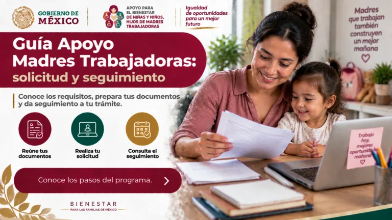 Guía apoyo madres trabajadoras: solicitud y seguimiento