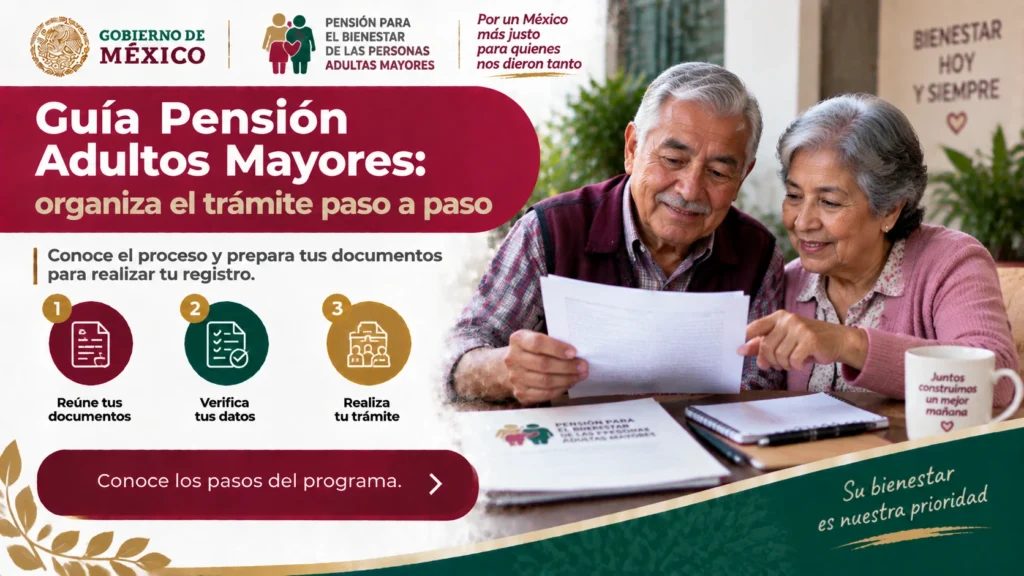 Guía pensión adultos mayores: organiza el trámite paso a paso