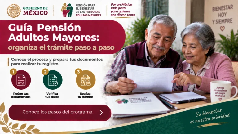 Guía pensión adultos mayores: organiza el trámite paso a paso