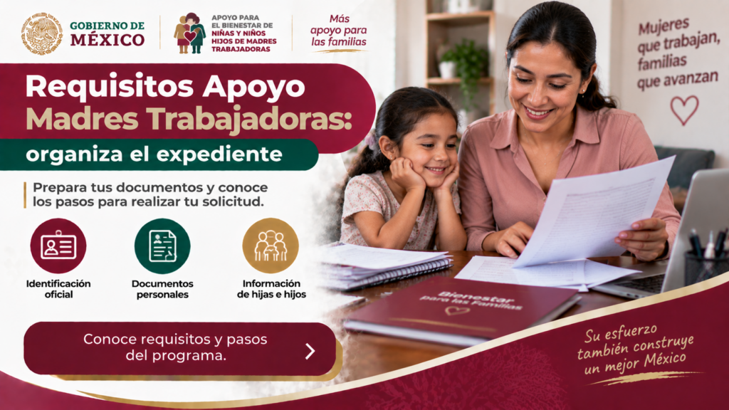 Requisitos apoyo madres trabajadoras: organiza el expediente