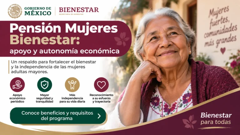 Pensión mujeres bienestar