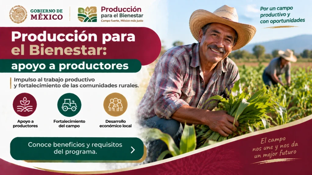 producción para el bienestar: apoyo a productores